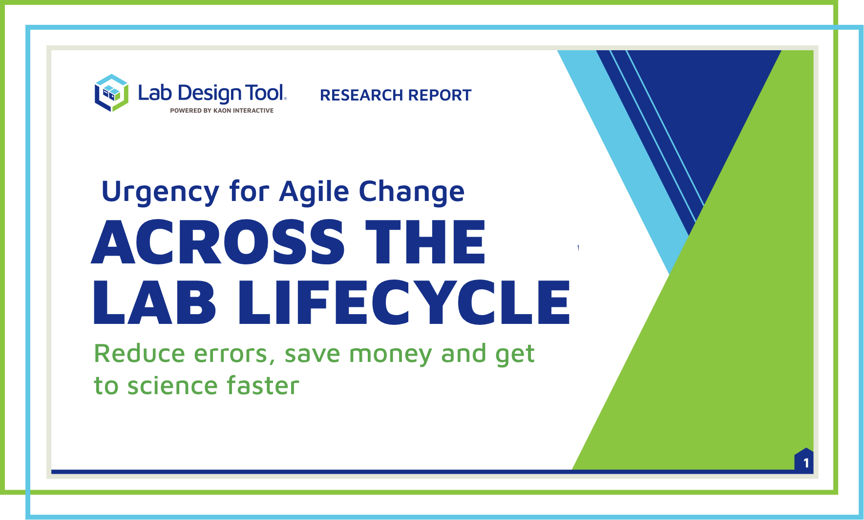 Urgency for Agile Change Across the Lab Life Cycle research report cover